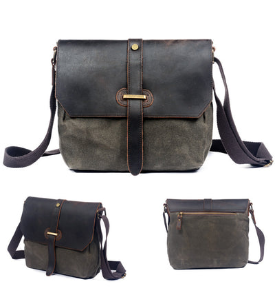 Men'S Canvas Shoulder Bag