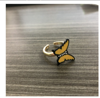 Fashion the Same Sweet Butterfly Revolving Ring