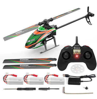 E130 2.4G 4CH 6-Axis Gyro Altitude Hold Flybarless RC Helicopter RTF