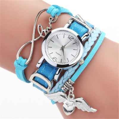 Fashion Quartz Watch Casual Woven Belt Watch