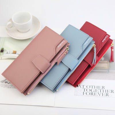 Women'S Wallet Long Wallet Women Zipper Card