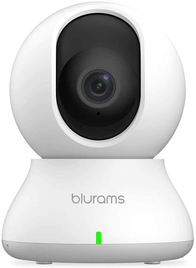 Telecamera Wi-Fi Interno,2K Videocamera Sorveglianza,Rotazione a 360°,Visione Notturna, Tracciamento Del Movimento,Audio Bidirezionale Compatibile Con Alexa&Google Assistant&Ifttt