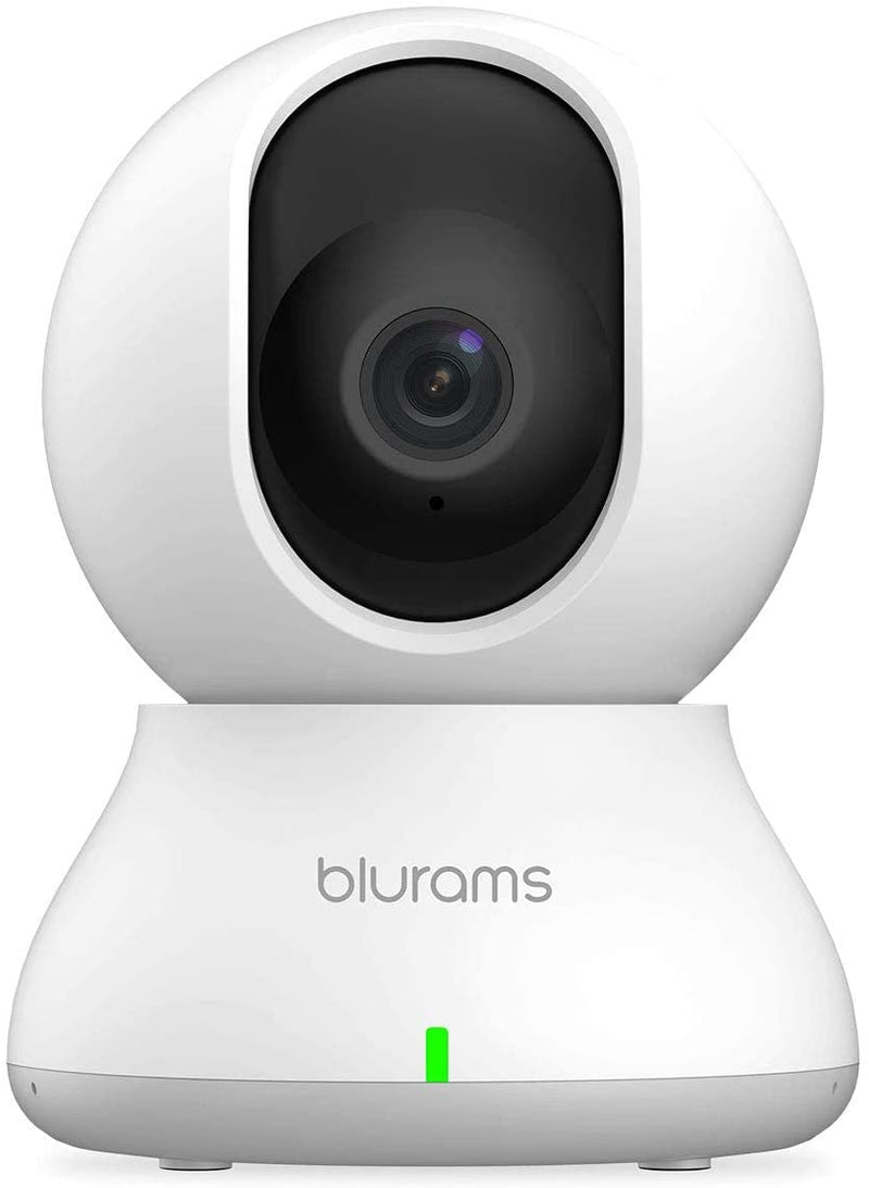 Telecamera Wi-Fi Interno,2K Videocamera Sorveglianza,Rotazione a 360°,Visione Notturna, Tracciamento Del Movimento,Audio Bidirezionale Compatibile Con Alexa&Google Assistant&Ifttt
