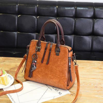 Ladies Bag New Winter Tide 2021 Korean Fashion Handbag All-Match Simple Single Shoulder Bag Bag.