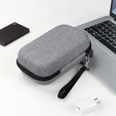 Double Layer Mobile Hard Disk Storage Bag Data Cable U