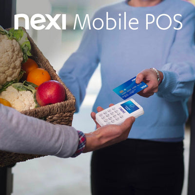 Mobile Pos - Pos Portatile Contactless, Lettore Elettronico Portatile per Pagamenti Con Bancomat, Carta Di Credito, Prepagata, Apple Pay E Google Pay - Firma Digitale Con App  Mobile, BP-55