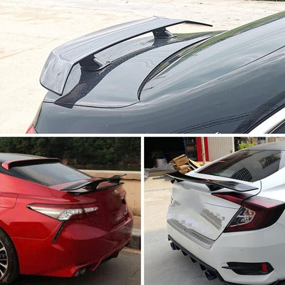 Alettone Spoiler Universale per Auto Berlina Baule Posteriore Ala Nero Carbonio per BMW E60 E36 E90 Tuning Parte Esterna Spoiler Spoiler Posteriore (Colore : 103-Bright Black)