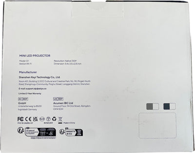Proiettore 5G Wifi Bluetooth 9000 Lumens,  O7 Proiettore 4K Supporto 1080P Nativo, Videoproiettore Full HD Home Cinema per TV Stick/Ios/Android/Ps5/Hdmi/Usb/Pc (Con Treppiede)