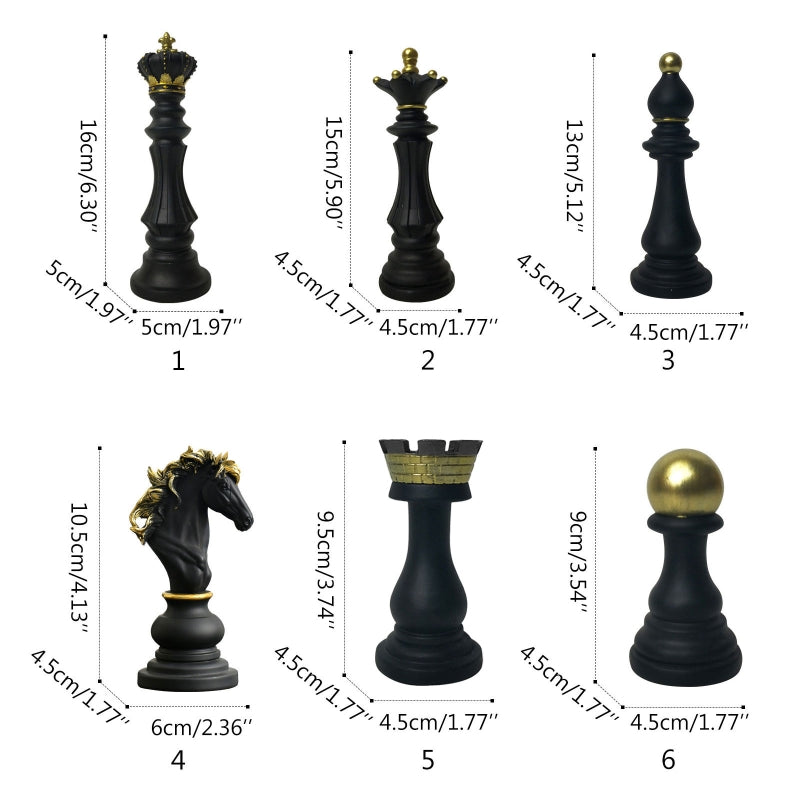 Creative Chess Resin Ornaments