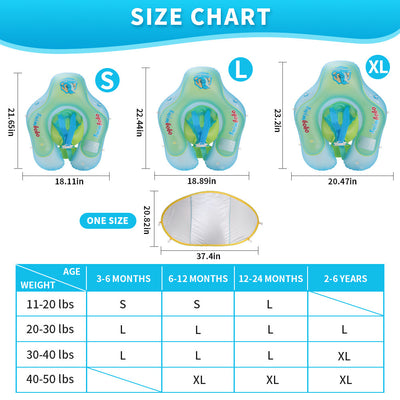 Swimbobo Baby Swimming Ring Lying Ring Children'S Swimming Ring Underarm Ring Sun Protection