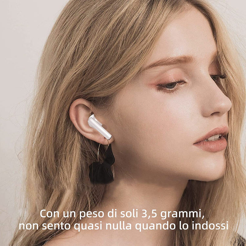 Cuffie Bluetooth, Auricolari Bluetooth 5.2 Con Stereo Hifi,Ipx7 Impermeabili Cuffiette Bluetooth,35 Ore Di Riproduzione,Per Ios E Android