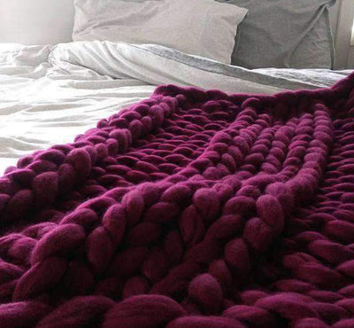 Acrylic Woven Super Thick Wool Blanket