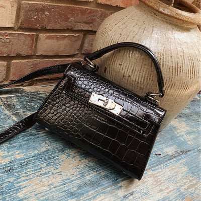 Small Bag Women''S New Chaohua-Korean Style Stone Single Shoulder Slant Bag Fashion Hand-Held Platinum Bag