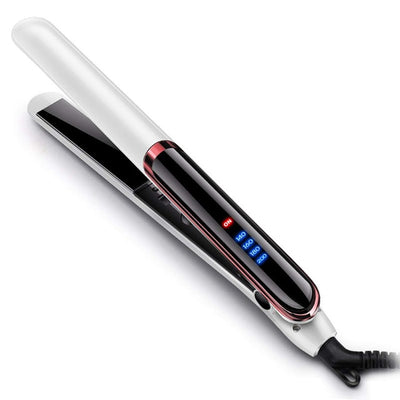 LED Display Straight Hair Curling Double with Curling Iron