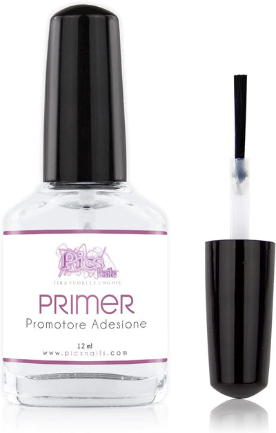 Primer Unghie Gel Professionale 12 Ml Di Alta Qualità - Promotore Adesione NON Acido per Gel Costruttori, Gel Color, Semipermanente, Acrygel, Acrilico, Smalti One Step