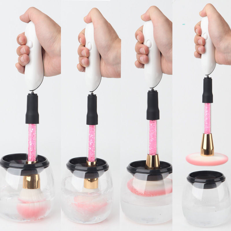 Makeup Brush Cleaner Cleans and Drier Deep Clean Machine 360 Degree Rotation Ensures Thorough Cleaning in Seconds