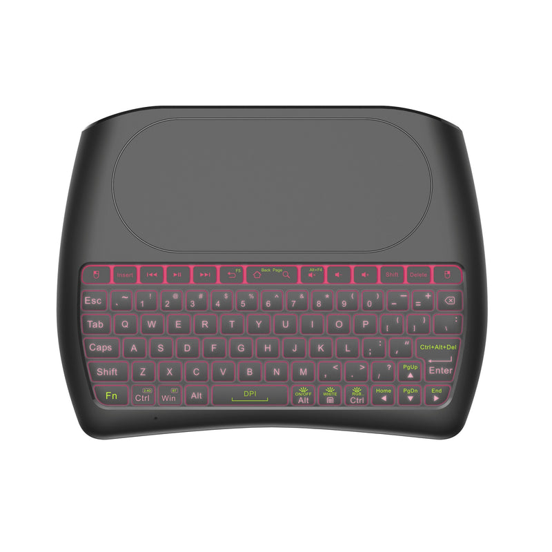 D8 Bluetooth Keyboard Wireless Mini Keyboard Dual Mode Seven-Color Backlit Version I8 2.4G