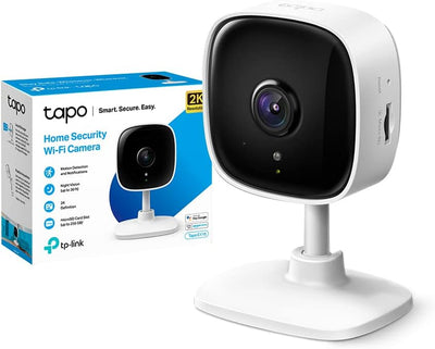 Telecamera Wi-Fi Interno Tapo C110, Videocamera Sorveglianza 2K(3MP), Visione Notturna, Audio Bidirezionale, Modalità Privacy, Notifiche in Tempo Reale Del Sensore Di Movimento