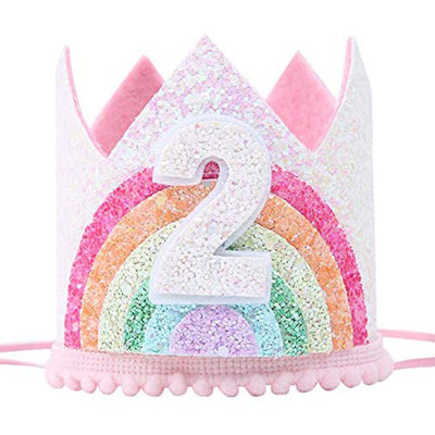 New Rainbow Crown for Children'S Birthday