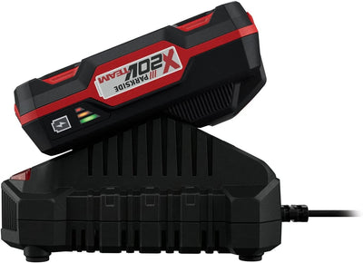 Parkside Batteria E Caricabatteria 20 V 2 Ah Con Bilanciamento Delle Celle Compatibile Con Tutta La Serie X TEAM 20 V