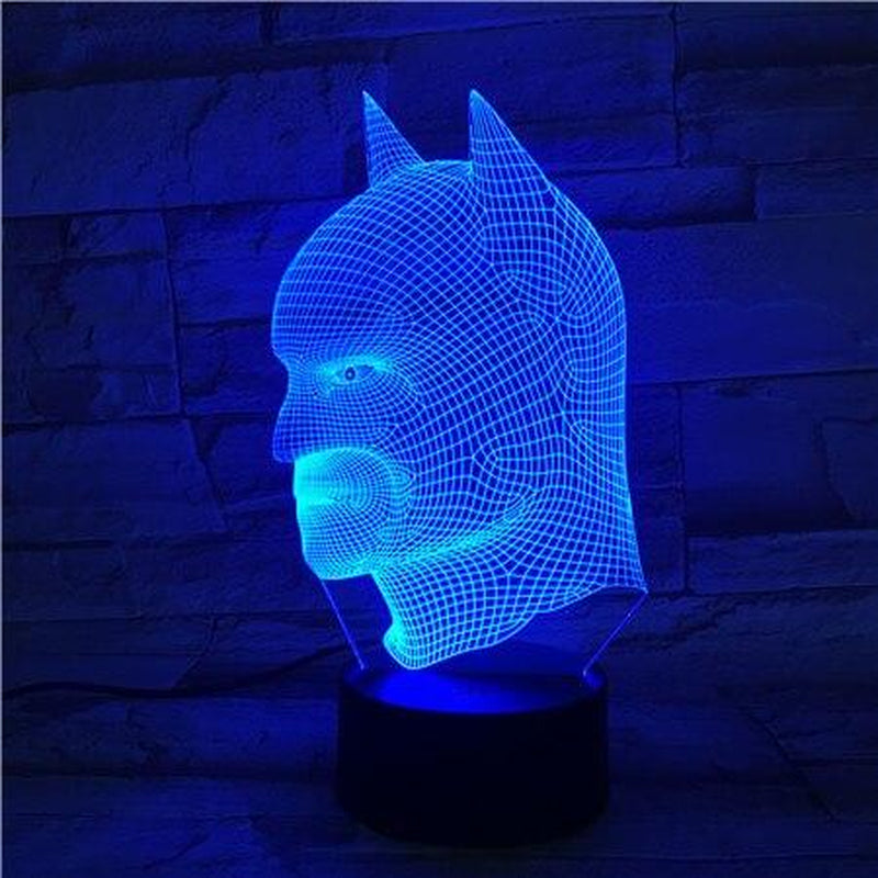 Bat Head 3Dled Visual Stereo Effect Nightlight