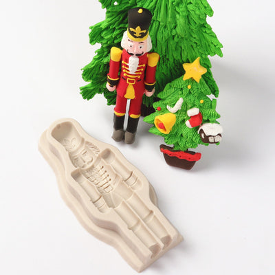 Christmas Guard Fondant Cake Chocolate Mould