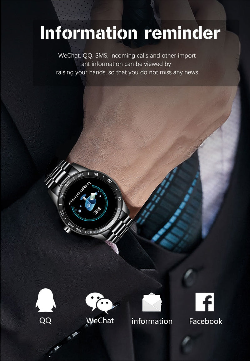 Steel Belt Multifunctional Smart Watch