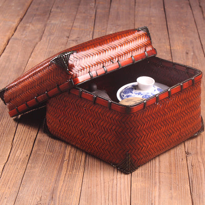 Retro Tea Set Storage Box