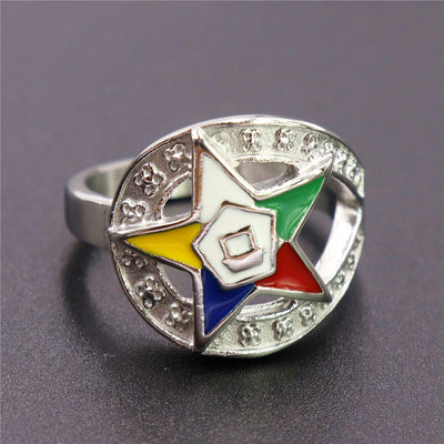 Fashion Creativity Personality Star Ring Stainless Steel