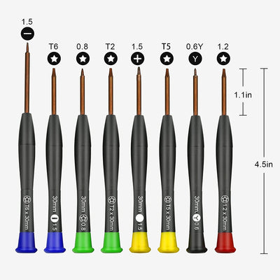 30 in 1 Kit Di Strumenti Di Riparazione Del Telefono, Strumenti Di Riparazione Elettronica 8 Cacciaviti Magnetici E Strumenti Di Apertura Della Leva, Adatto per Phone, Tablet, Occhiali