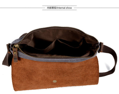 Men'S Canvas Shoulder Bag