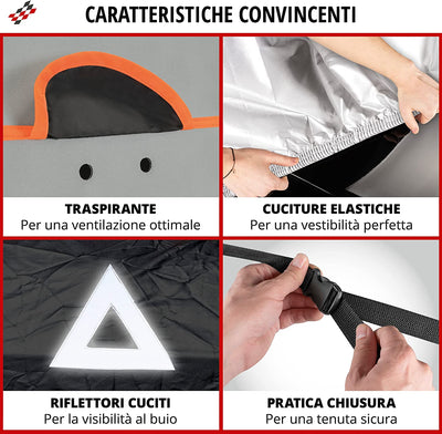 Telo Copriauto Antigrandine, Perma Protect, Vincitore Prezzo-Prestazioni* Copertura per Auto Antigrandine, Telone Protettivo Idrorepellente, Copriauto Traspirante M