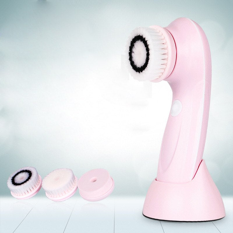 Rechargeable Face Brush Waterproof Pore Cleaner Washing Face Artifact Beauty Instrument Electric Cleansing Instrument Cleansing Brush