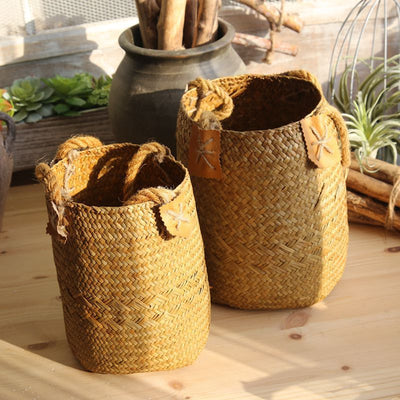 Hand Woven Basket Flower Basket Basket Rattan