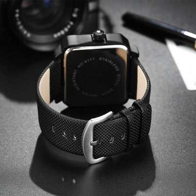 Men'S Watch Multi-Function Sports Watch Belt Watch Electronic Watch