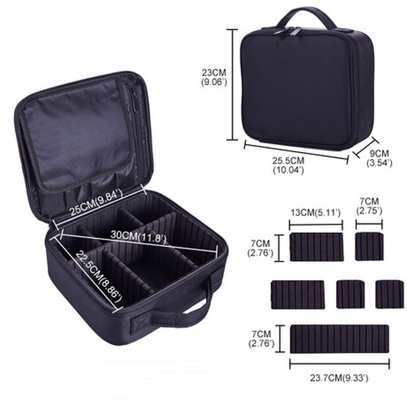 Large-Capacity Multifunctional Portable Cosmetic Bag