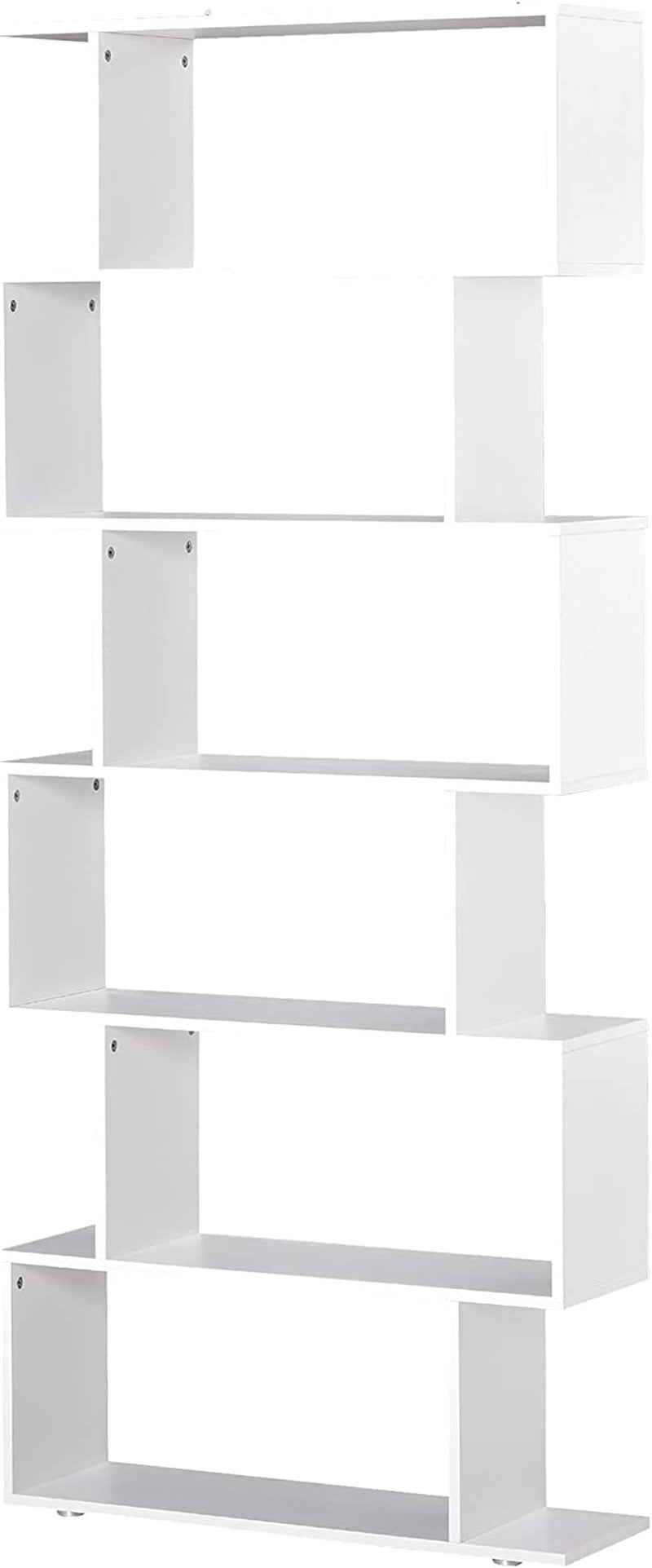 Libreria Di Design Mobili Ufficio Scaffale in Legno 80X24X191Cm Bianco