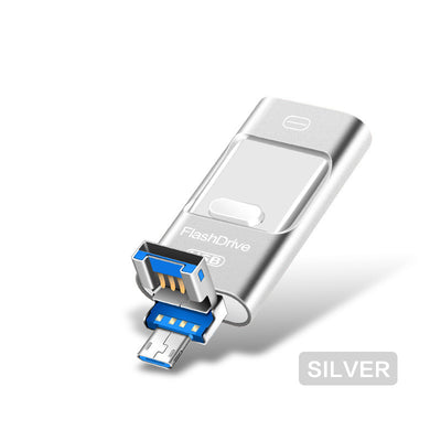 Universal Three-In-One USB Drive for Mobile Phone and Computer