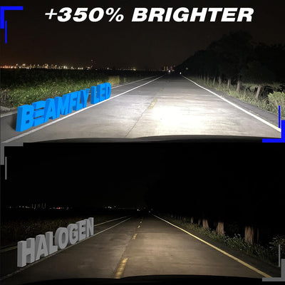 H7 LED Lampadine 16000LM, Kit Di Conversione per Fari Alogeni Auto, 6000K Luci Bianca