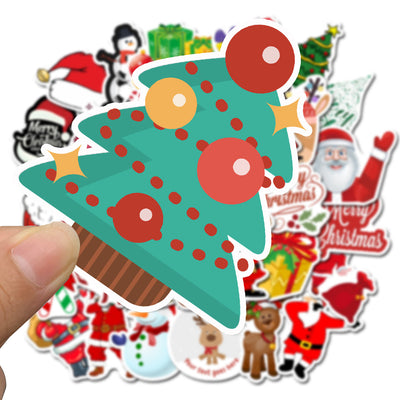 50 Graffiti Waterproof Christmas Stickers