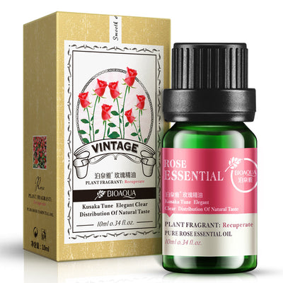 Poquan Ya Lavender, Rose Tea Tree Essential Oil Compound Plant Moisturizing Control Oil to Shrink Pore Essential Oil