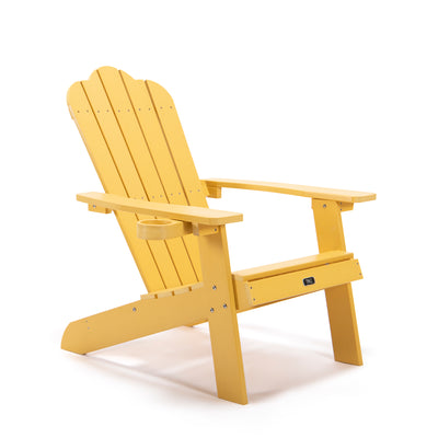 TALE Adirondack Chair Backyard Outdoor Furniture Painted Seating with Cup Holder All-Weather and Fade-Resistant Plastic Wood Ban Amazon