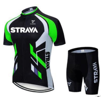 Strava Summer Cycling Wear Short Suit Team Road Mountain Bike Clothing Breathable