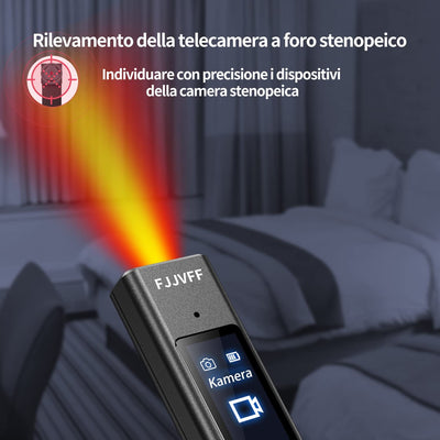 Rilevatore Di Segnale Anti-Spia, Rilevatore Microspie, Rilevatore Di Segnale Telecamere Nascoste, Rilevatori Di Telecamere Nascoste, Rilevatore Cimici Spia RF Detector, Tipo Mini Con Schermo