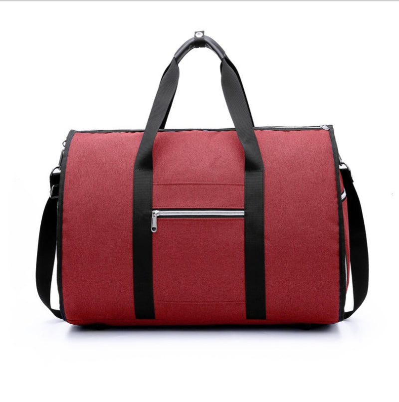 Travel Bag Brand Men 2 in 1 Garment Bag High-Capacity Multi-Function Foldable Nylon Duffle Bags Suit Busines Trip Shoulder Bag