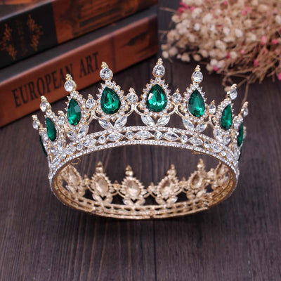 Bride Wedding Atmosphere round Crown Tiara