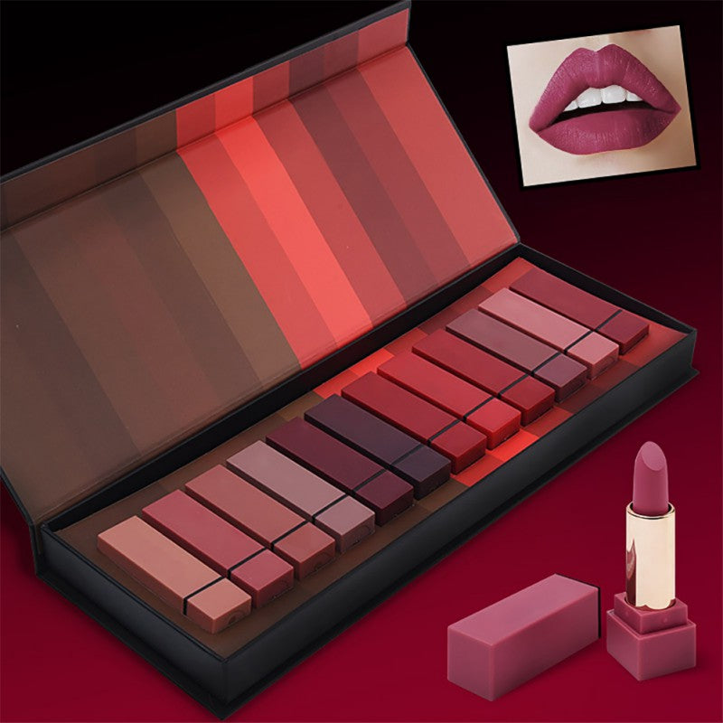 12 Color Square Tube Lipstick