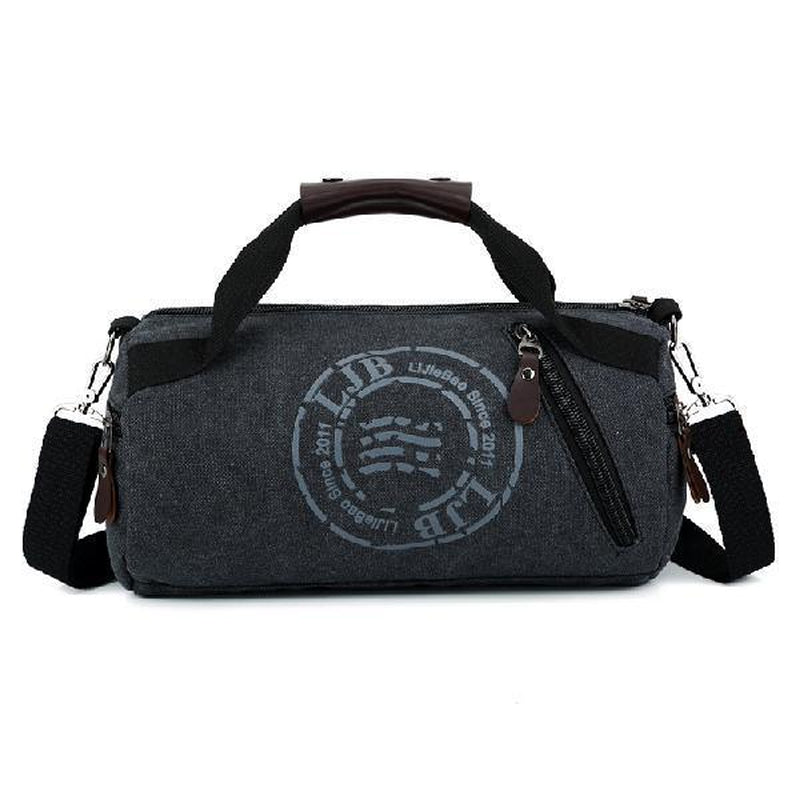 Canvas Large-Capacity Male and Female Students Portable Travel Shoulder Bag Luggage Bag Short-Distance Travel Bag Sports Gym Bag