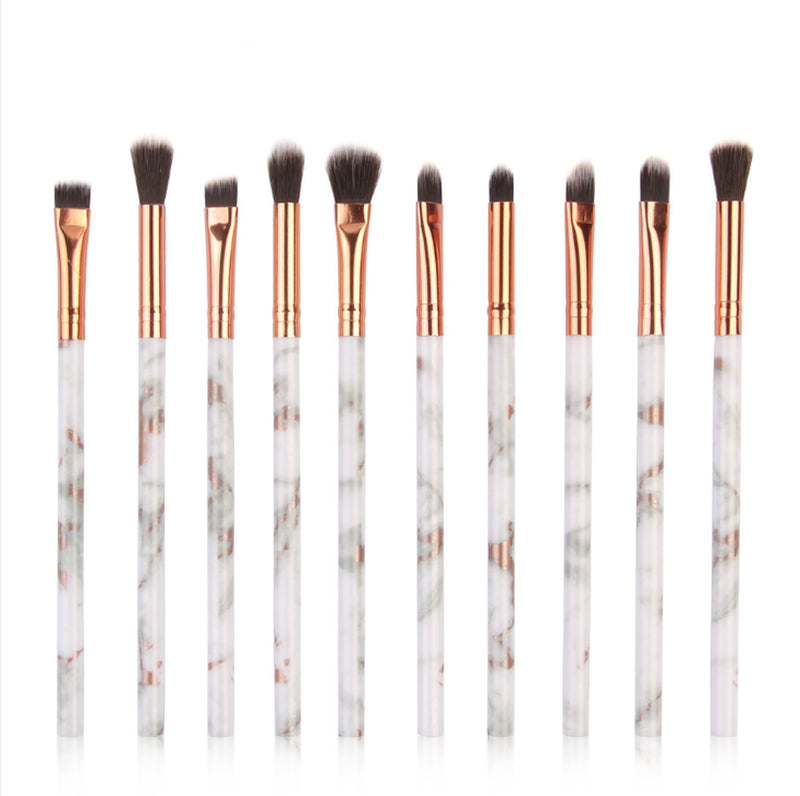 10 Marble Makeup Brush Sets, Beauty Tools, Blush, Eye Shadow, Face Modification, 5 Big 5 Small Explosions.