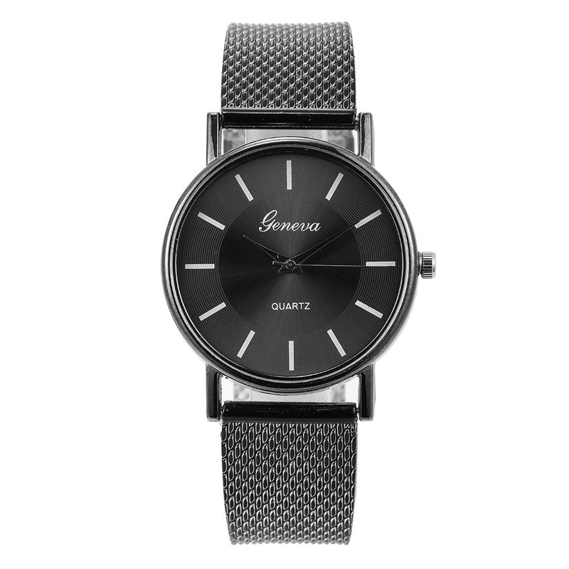 Mesh Belt Quartz Couple Watch